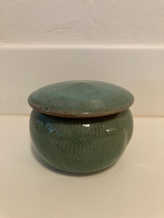 Handmade original design ceramic stoneware trinket tray