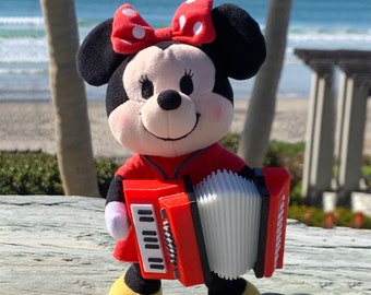 Mini acordeón de piano para nuiMos de Disney y otros muñecos y juguetes de peluche/imán oculto