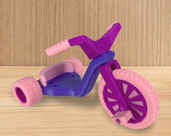 Mini Retro Pink Trike Tricycle Cycle for Disney nuiMOs and Other Plushies Perfect Lilo and Stitch Gift