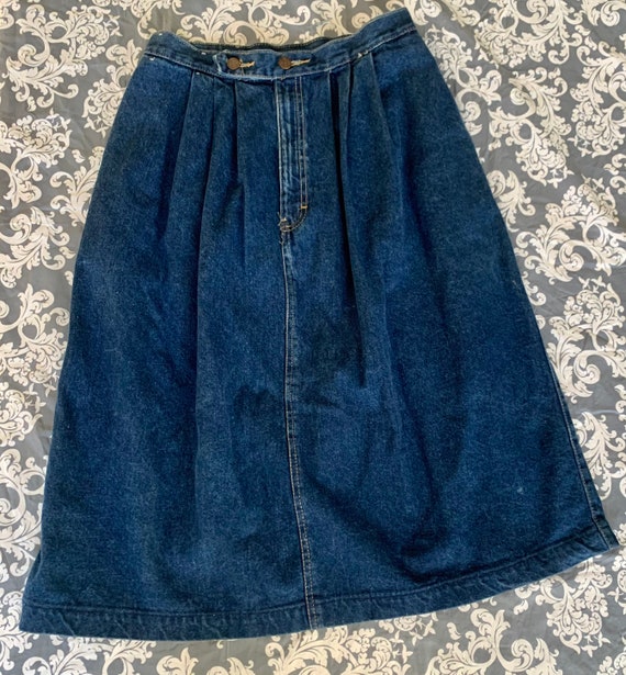 Vintage MIDDY Jean Skirt - image 2