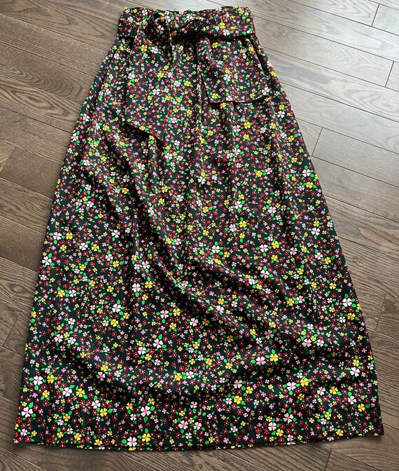 Vintage Daisy Print Skirt - image 4