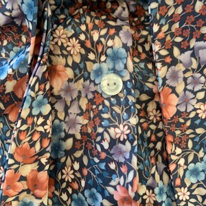 Vintage 80s Floral Blouse