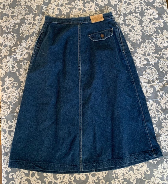 Vintage MIDDY Jean Skirt - image 5