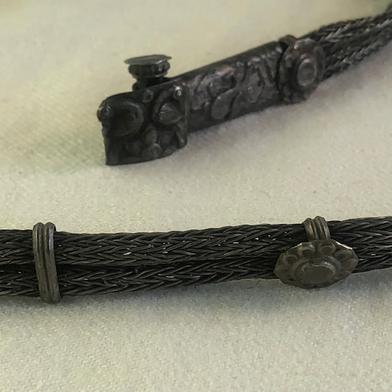 Vintage Rajasthani Solid Woven Solid Silver Weddi… - image 7