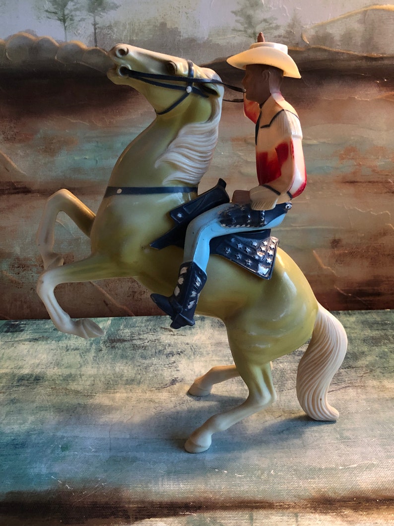 Roy Trigger Rearing VTG Original Roy Rogers & Fully Rearing Trigger - Hartland Plastics - Etsy