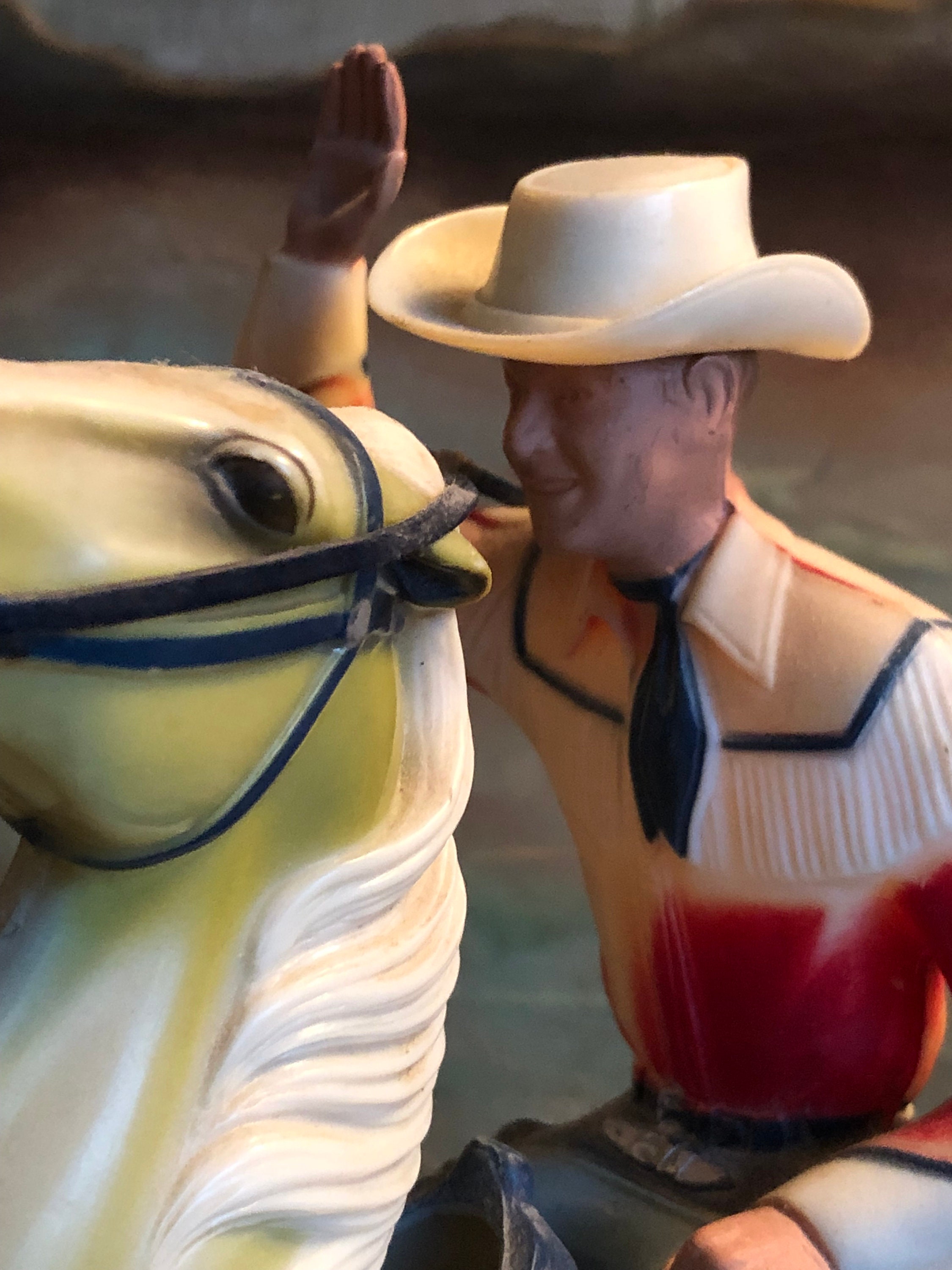 Roy Trigger Rearing VTG Original Roy Rogers & Fully Rearing Trigger - Hartland Plastics - Etsy