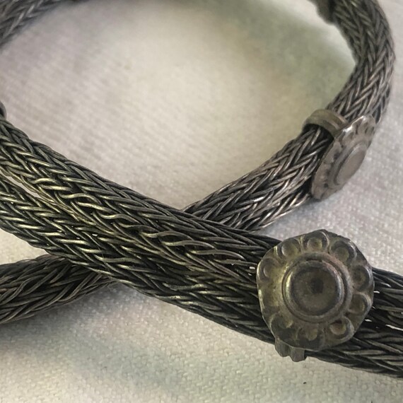 Vintage Rajasthani Solid Woven Solid Silver Weddi… - image 5