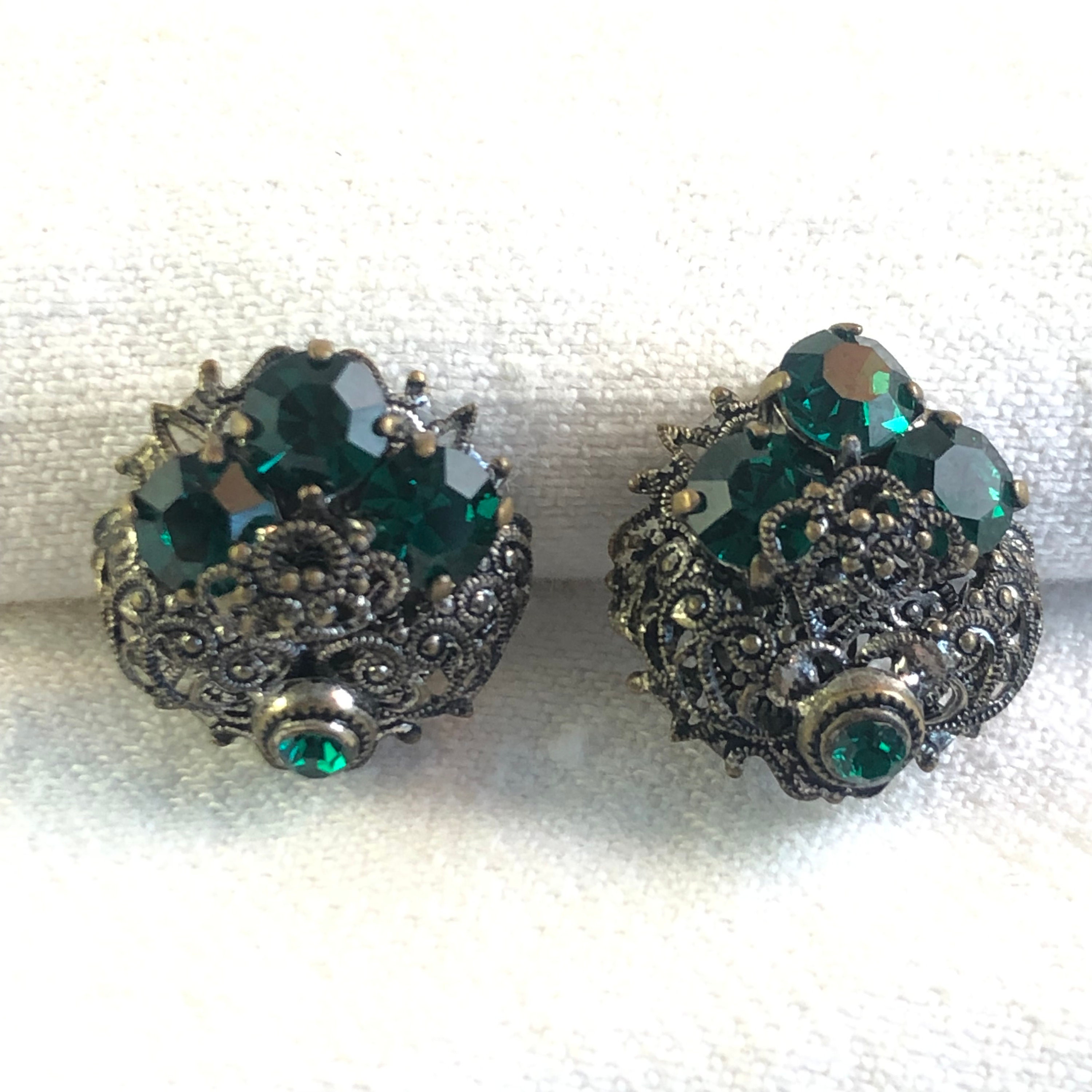 Jewellery Earrings Cluster Earrings Beautiful vintage wirework earings 