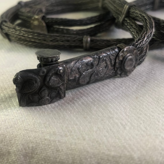 Vintage Rajasthani Solid Woven Solid Silver Weddi… - image 6