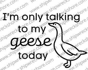 Download Mother Goose Svg Etsy