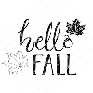 Hallo herfst - SVG | PNG-| .JPG
