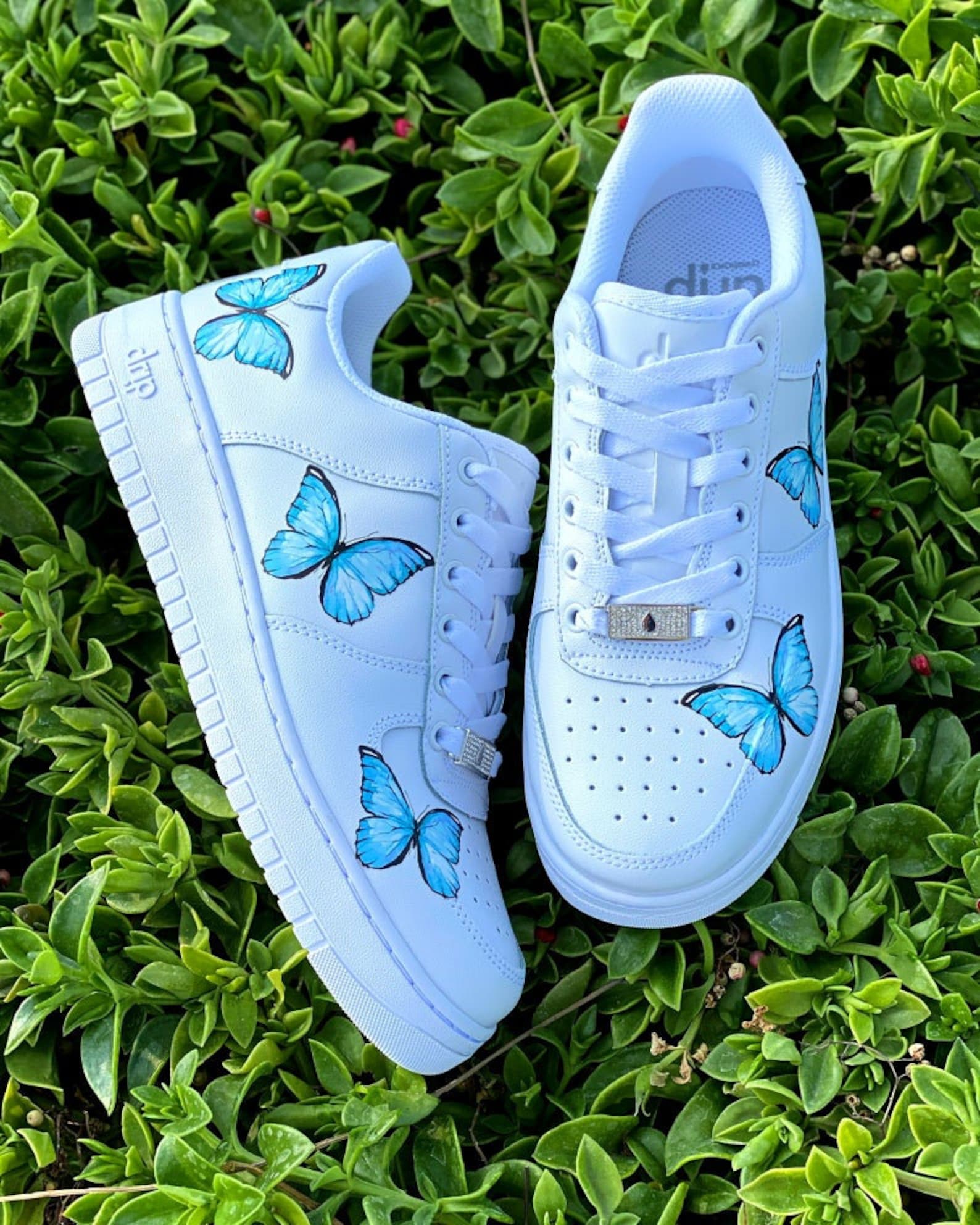 Aqua Butterfly D1 Butterfly Shoes Aqua Butterfly Shoes Etsy