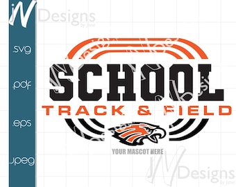 Track Design Svg Track & Field Template SVG. Track Team PDF. Track and Field EPS. School ...