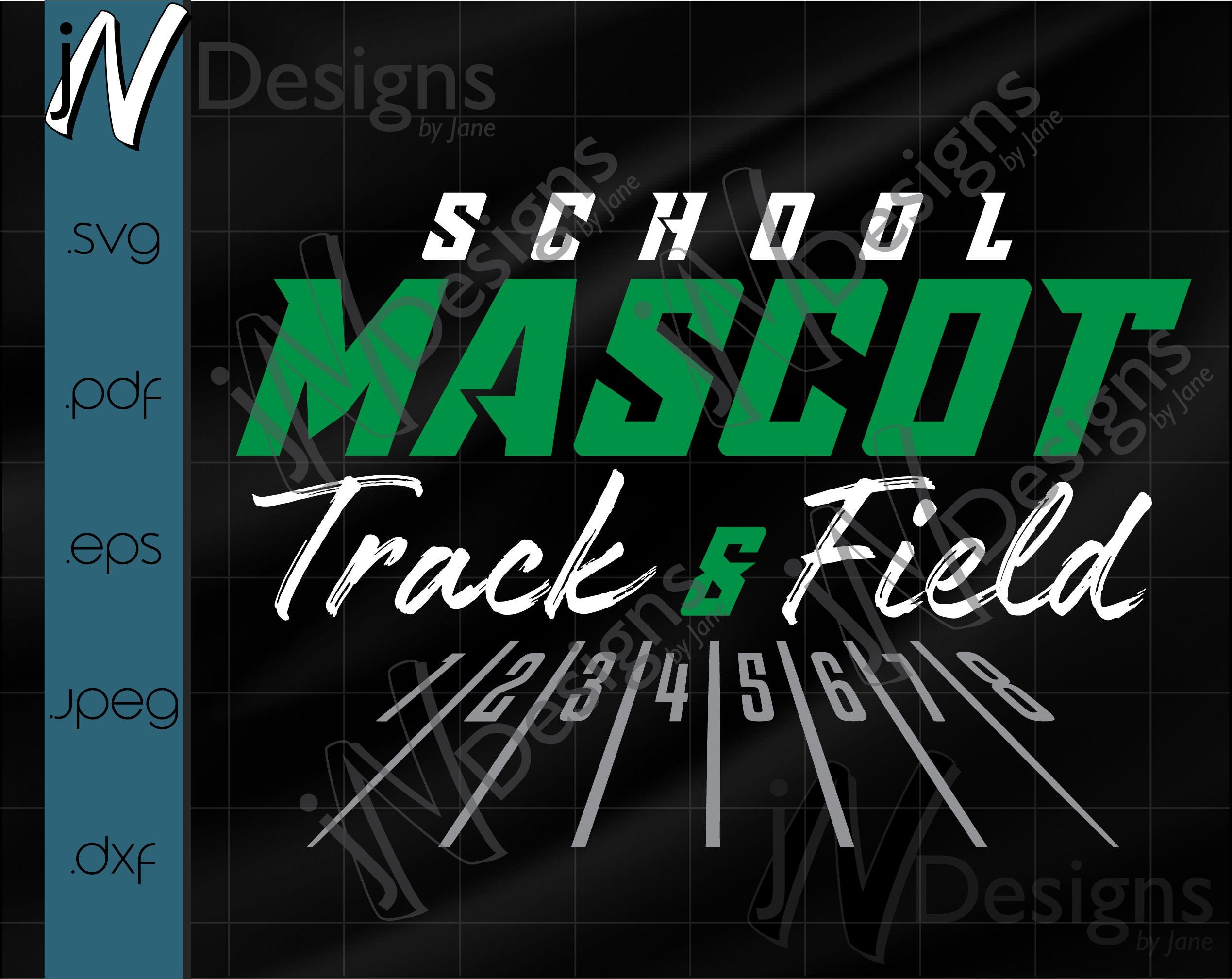 Track & Field Template SVG. Track Team PDF. Track and Field EPS. School ...