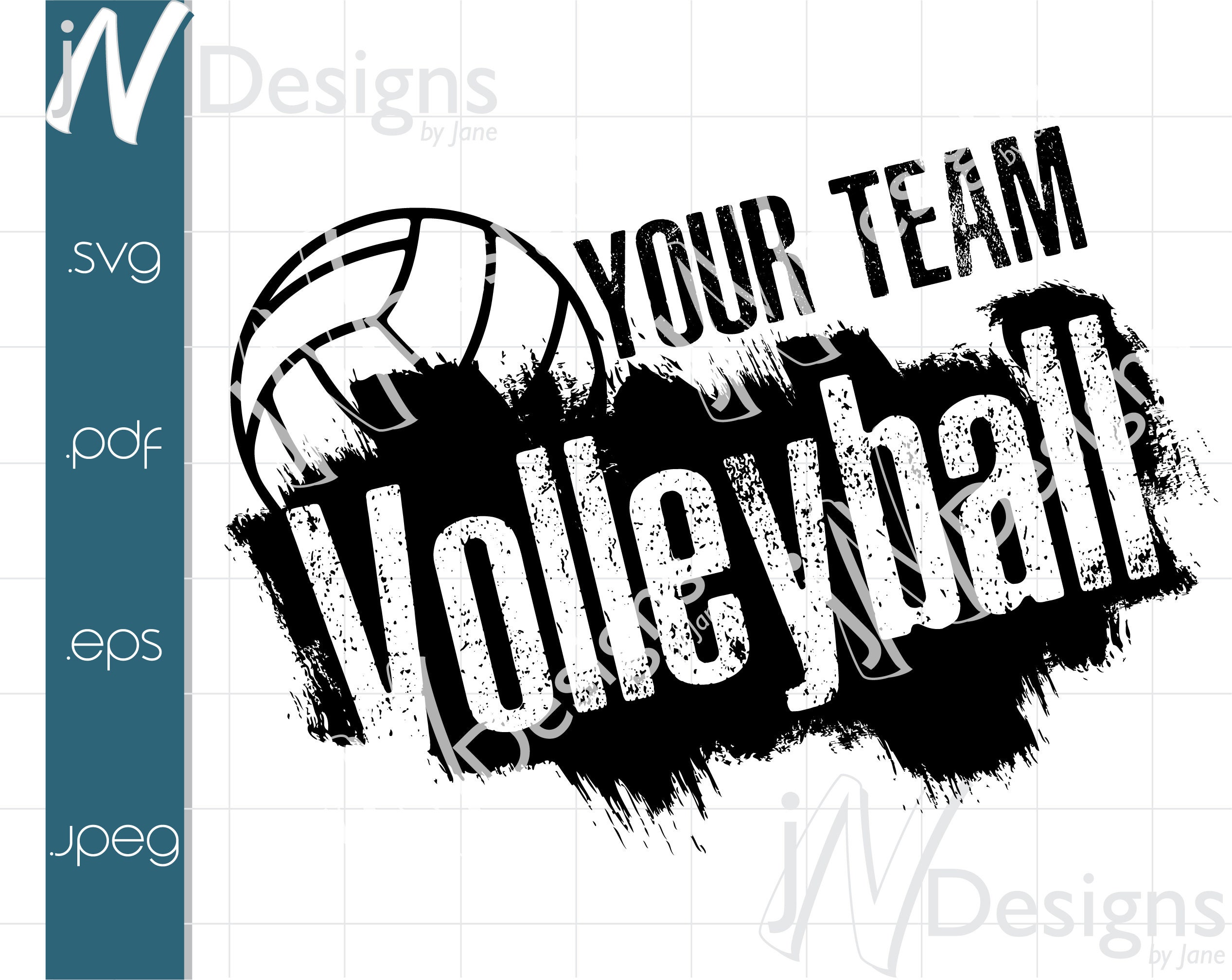 Volleyball SVG. Volleyball Player EPS. Volleyball Team PDF. Volleyball ...