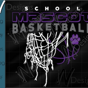 Basketball SVG. Basketball Spieler EPS. Basketball Team PDF. Basketball-Digital-Datei. Dein Teamname.