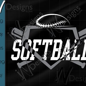 Plantilla SVG de sóftbol. Plantilla EPS de equipo de sóftbol. Plantilla de jugador de sóftbol. Archivo digital de sóftbol. El nombre de su equipo.