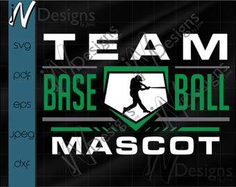 Baseball SVG. Baseball Team EPS. Baseball Player Template. Baseball Digital File. Your Team Name. DIY Editing.
