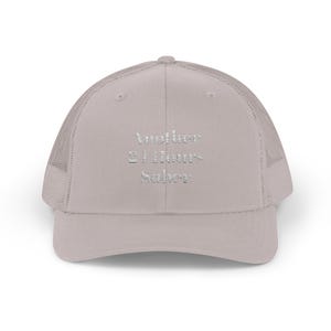 Sober Support Snapback Trucker Cap, Recovery Gift, Inspirational Hat, Addiction Awareness, Sobriety Celebration