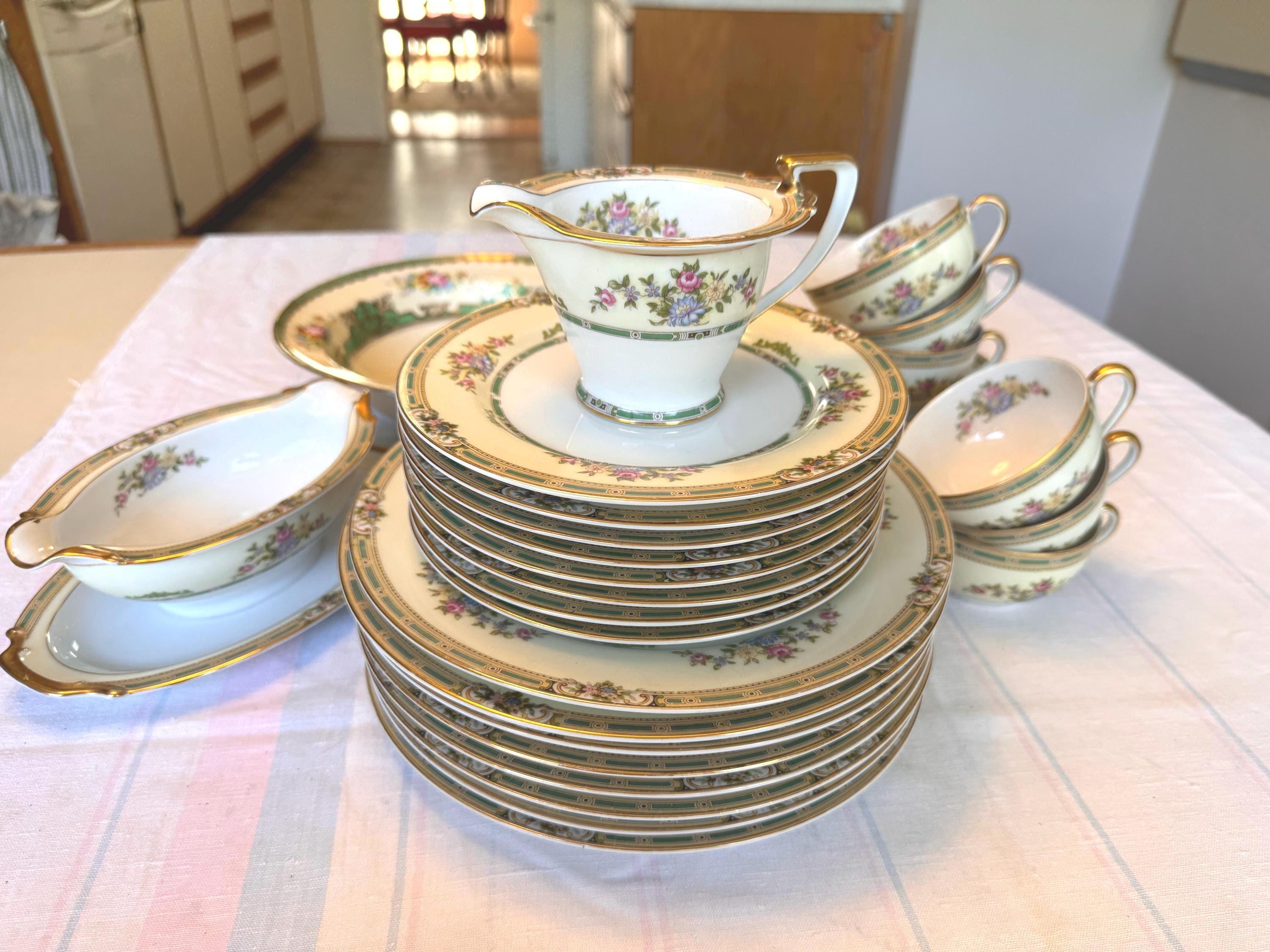ノリタケ♡ディナープレート8枚 Noritake china dinnerware sets for 8 - Etsy 日本