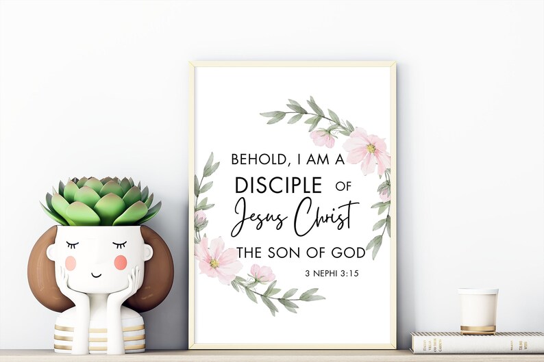 Disciple of Christ Lds 2024 Theme LDS Mutual Poster 2024 Lds Etsy