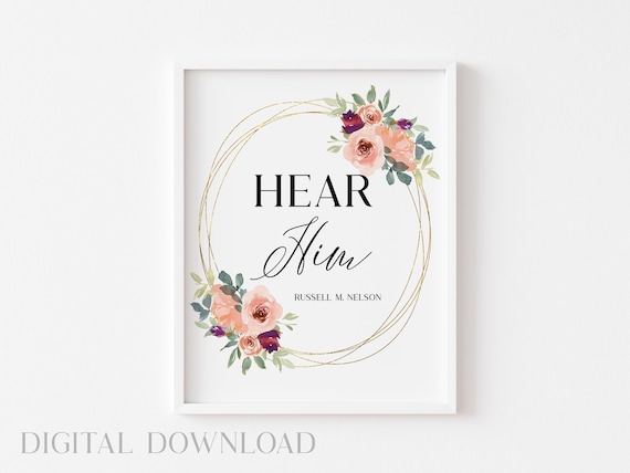 Hear Him Lds Print Home Decor Prints Australia - Lds Home Decor Hear Him Lds Print Home Decor Prints Australia - Lds Home Decor