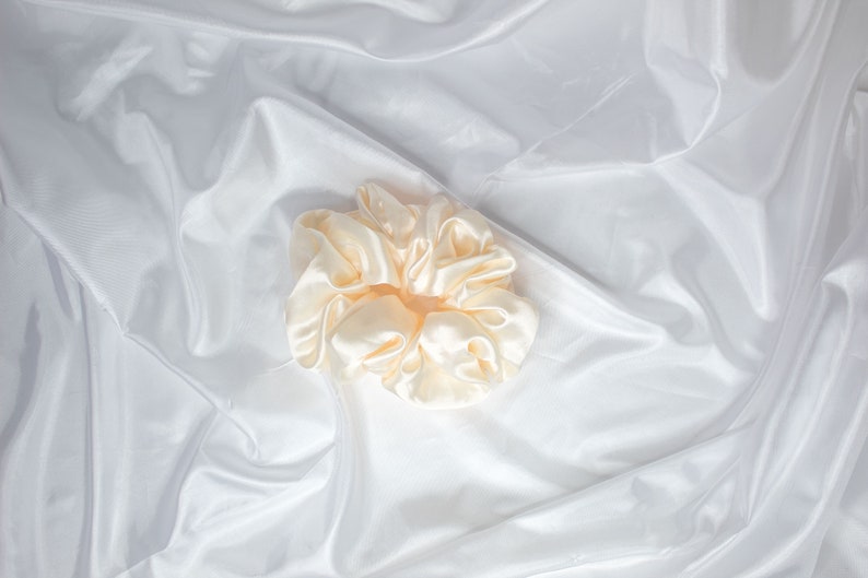 For Buns Best Friend 4 Pack of Large Satin Scrunchies Hair Accessories Thick Hair Valentine/'s Day Gift Hair Ties