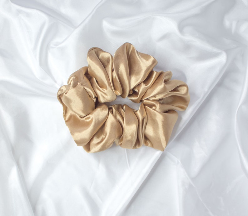 For Buns Best Friend 4 Pack of Large Satin Scrunchies Hair Accessories Thick Hair Valentine/'s Day Gift Hair Ties