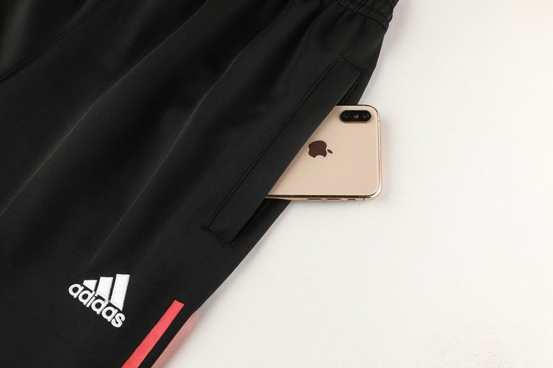 Bayern Munich Tracksuit Black White Logo
