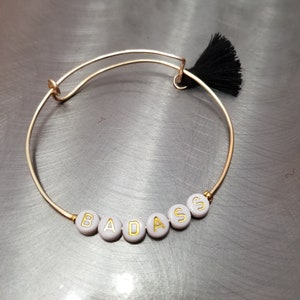 Gold Custom Perlen Armreif