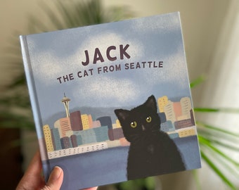 Jack the Cat from Seattle, children's book.