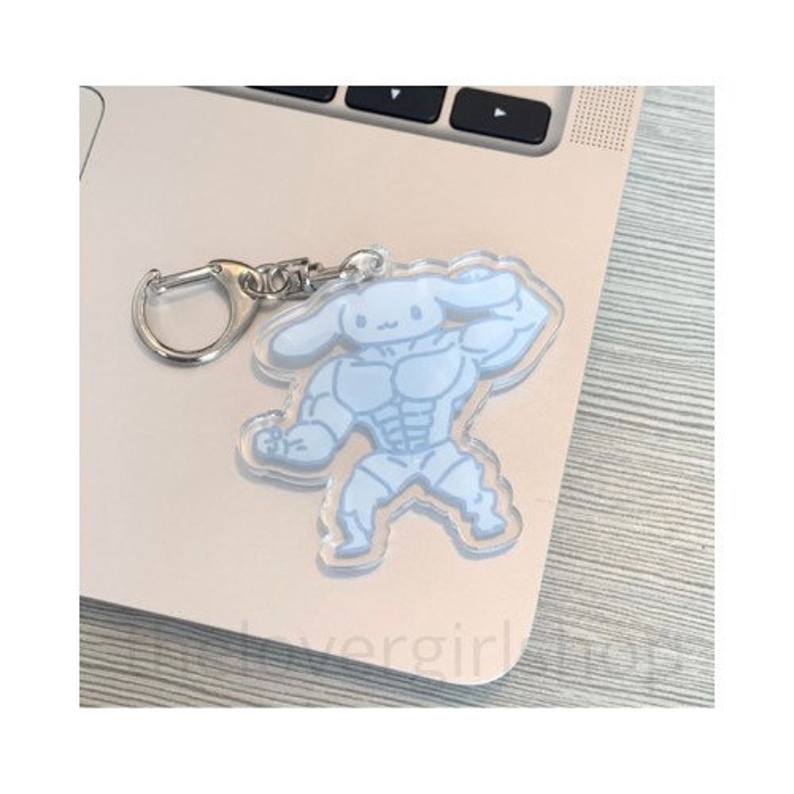 Muscle Sanrio Keychain Anime Hello Kitty Cinnamoroll Kawaii Etsy Canada