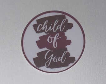 Pegatina Niño de Dios: Pegatina redonda laminada brillante