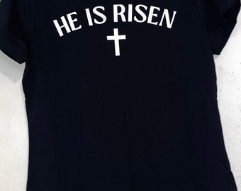 Camisas unisex, pascua, camisa resucitado, cruz, camisas, camisetas