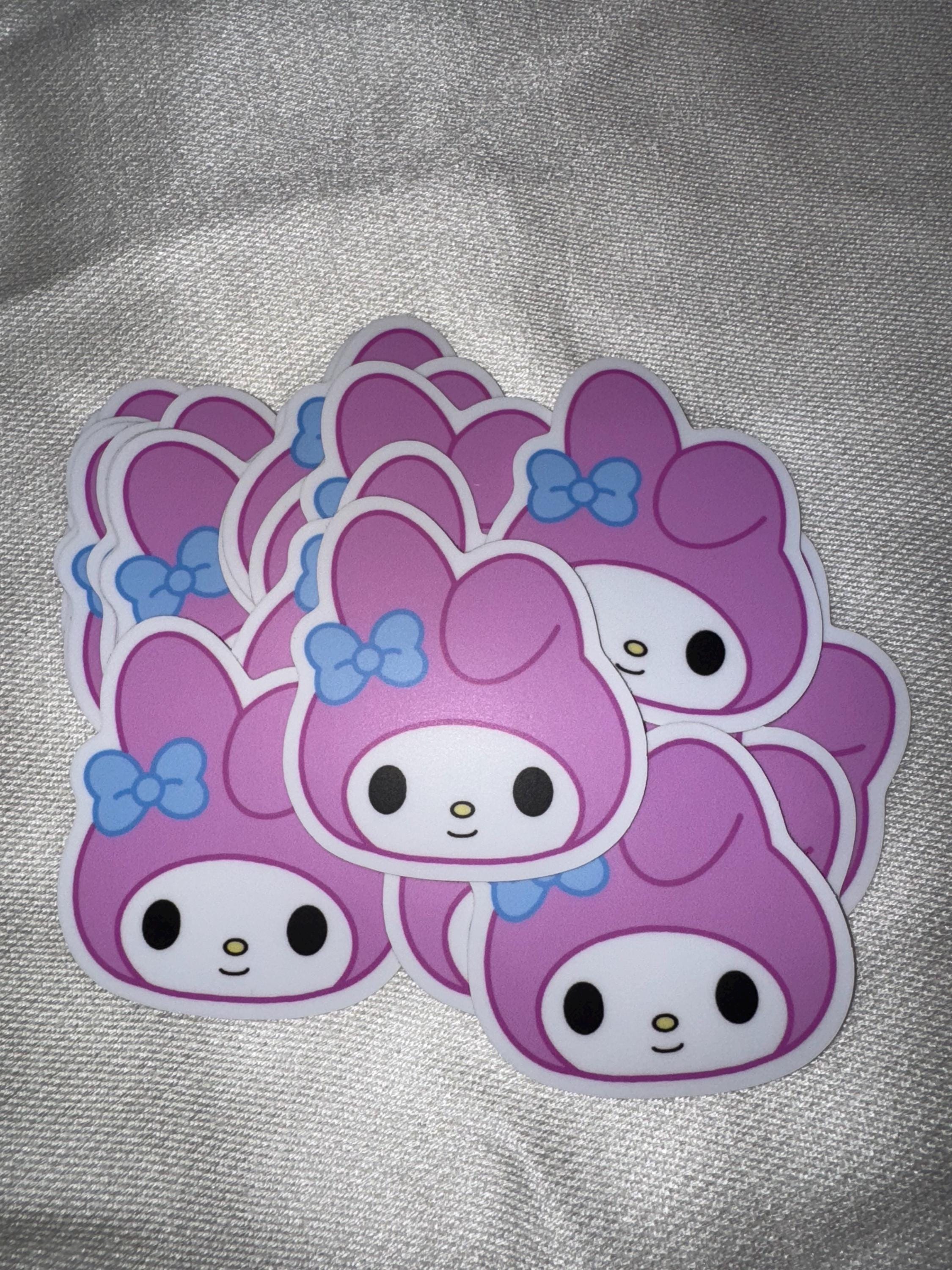 Helloy Kitty Stickers, My Melody Sticker, Cotton Candy - Etsy