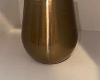 Copa de vino sin tallo de acero inoxidable