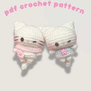 big head kitty PDF crochet pattern