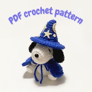 wizard puppy PDF crochet pattern