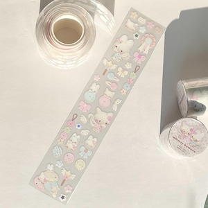 Pegatina decorativa con botones de fantasía MUESTRA