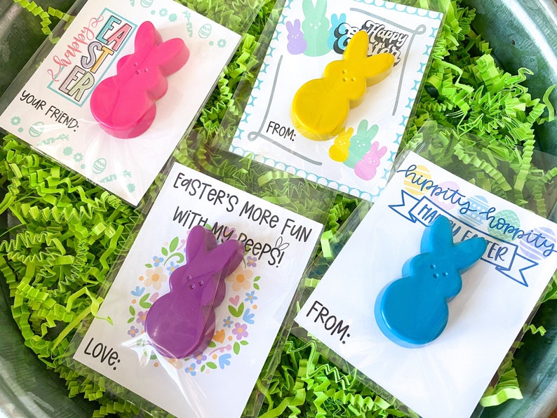 Kids Easter Party Favor Crayon Class Easter Party Favor Etsy