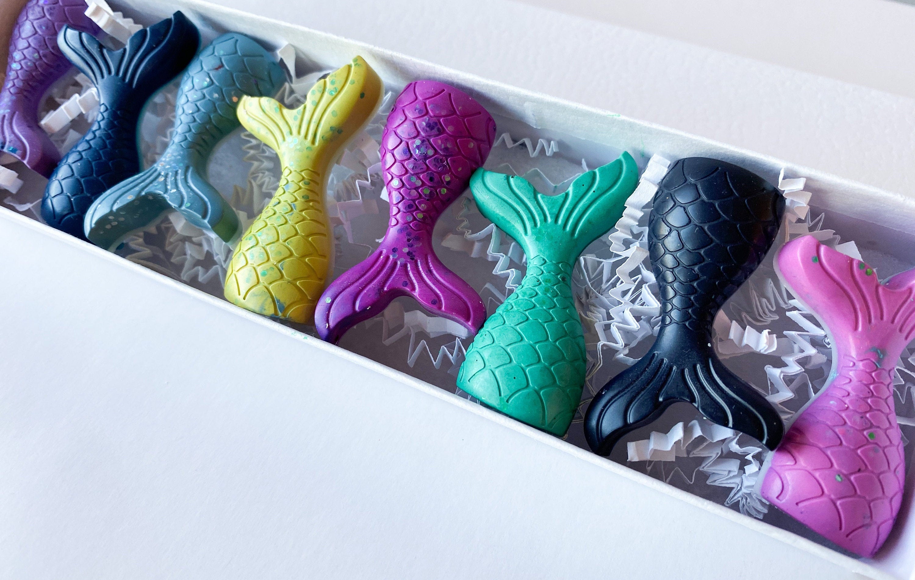 Custom CrayonsMermaid CrayonsMermaid Tail CrayonsMermaid Etsy