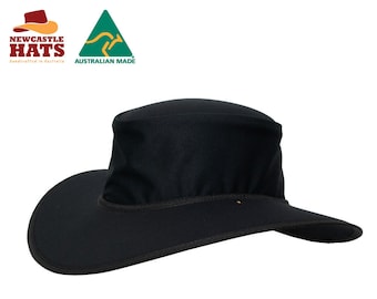 Australian Made Nullarbor Wide Brim Hat Micromesh UPF50+ by Newcastle Hats