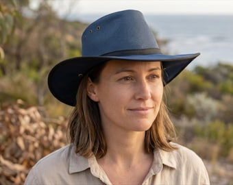 Australian Made Canning Breeze Hat | UPF50+ Water Resistant Mesh Sun Hat | Wide Brim Outdoor Hat