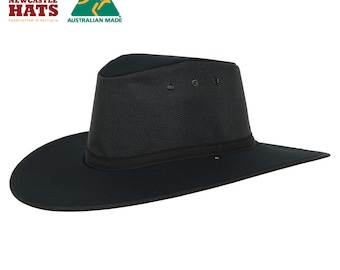 Australian Made Gibson Breeze Wide Brim Hat | UPF50+ Breathable Sun Hat | Structured Outdoor Hat