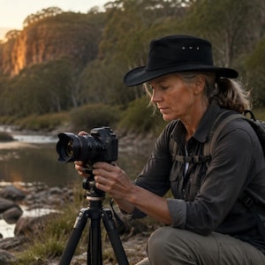 Australian Made Nullarbor Wide Brim Hat | UPF50+ Cotton Sun Hat | Durable Packable Outdoor Hat afbeelding 7