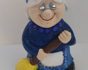 Happy Birthday Garden Gnome , personalised, quirky gift any age, Handmade to order