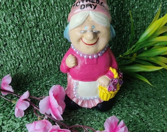 Mother's Day Garden Gnome Handmade Quirky Gift