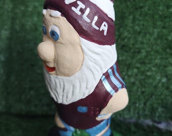 Aston Villa Footballer Garden Gnome. , Handmade , Perfect gift