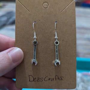 Wrench earrings