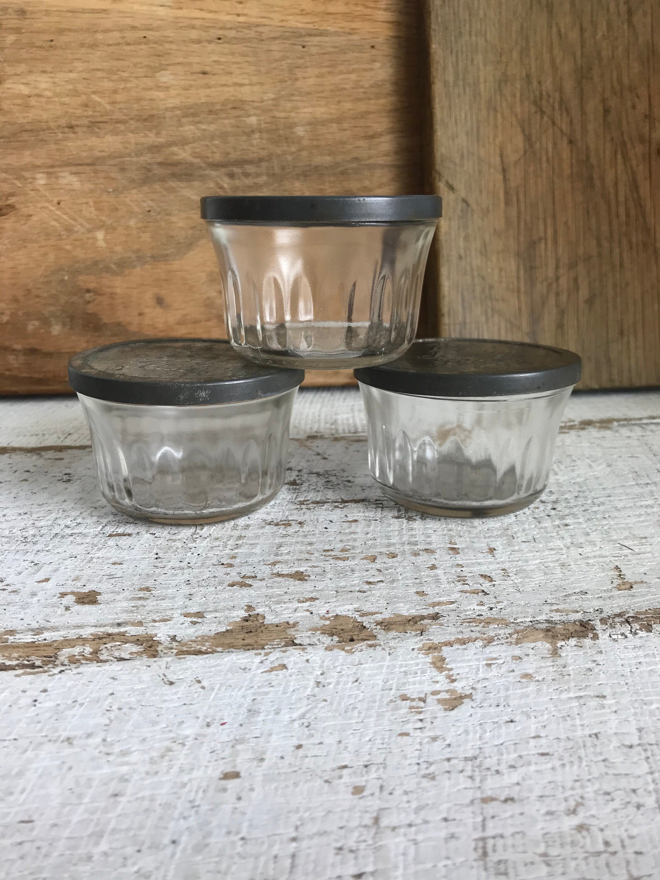 Set of 3 Vintage Ball Jelly Jars with Lids Etsy